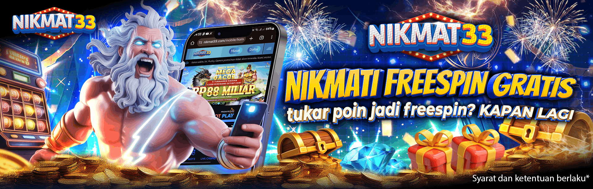 NIKMATI FREESPIN GRATIS